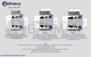 انواع مدل های آب بند مکانیکی بورگمن EMG